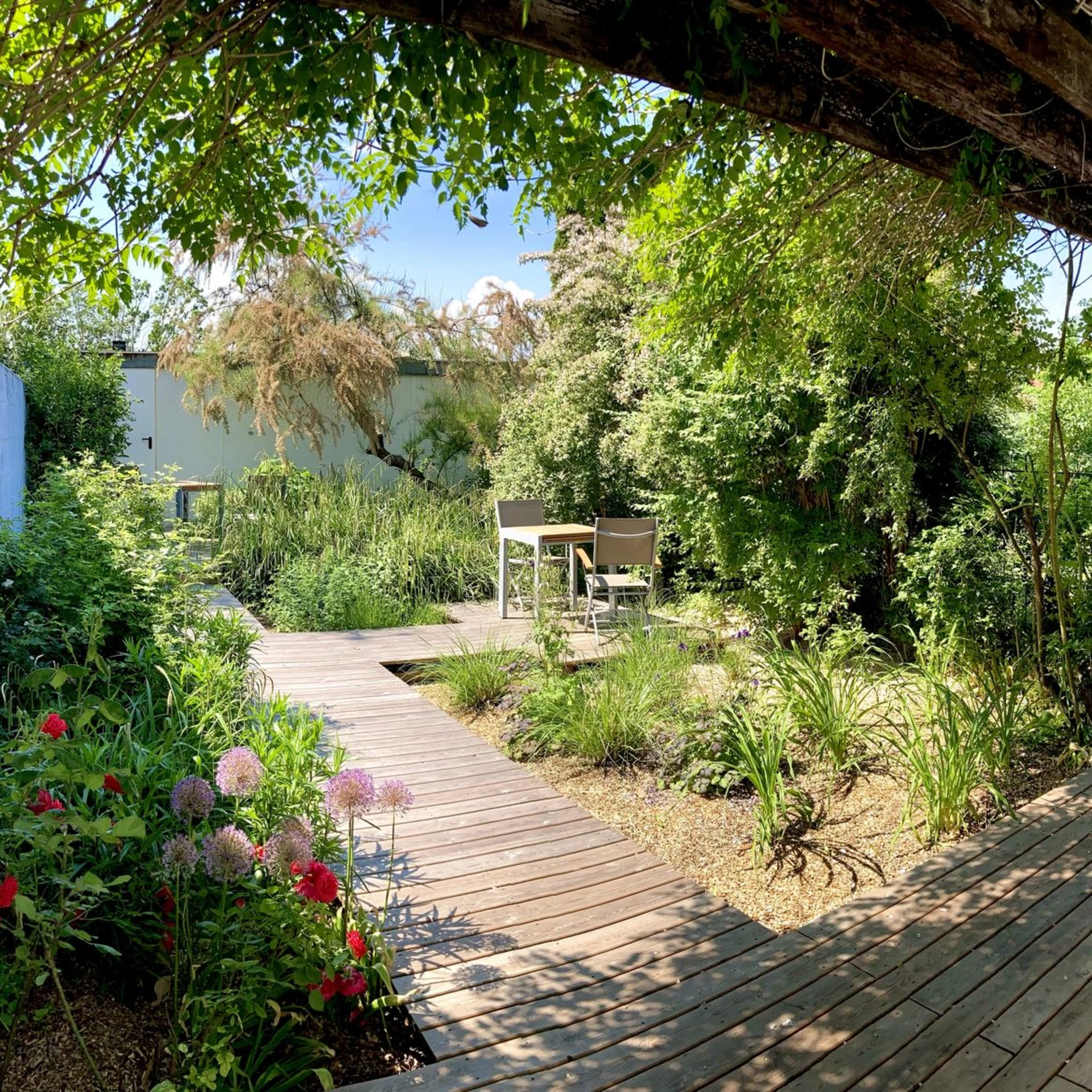 Garten im Lernzentrum Brunn